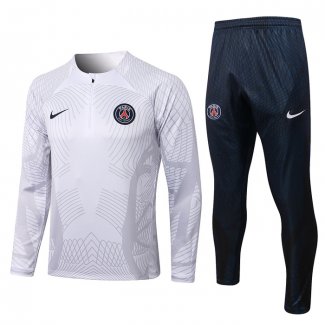 Chandal de Sudadera del Paris Saint-Germain Nino 2022-23 Blanco