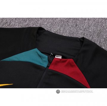 Chandal de Sudadera del Portugal 22-23 Negro