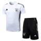 Chandal del Alemania Manga Corta 25-26 Blanco - Pantalon Corto
