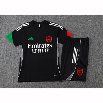 Chandal del Arsenal Manga Corta 25-26 Negro - Pantalon Corto