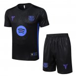 Chandal del Barcelona Manga Corta 2025-26 Negro - Pantalon Corto