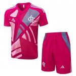 Chandal del Flamengo Manga Corta 25-26 Rosa - Pantalon Corto