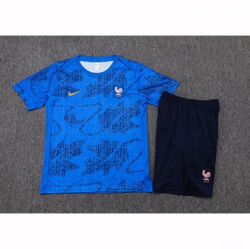 Chandal del Francia Manga Corta 25-26 Azul - Pantalon Corto