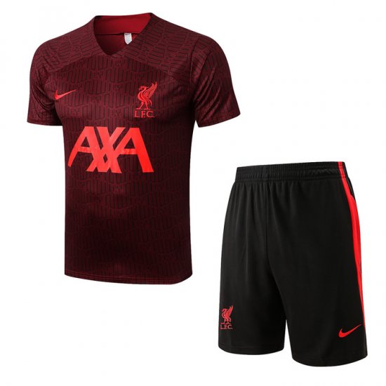 Chandal del Liverpool Manga Corta 2022-2023 Rojo - Pantalon Corto - Haga un click en la imagen para cerrar