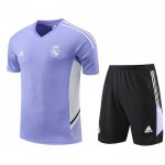 Chandal del Real Madrid Manga Corta 2022-23 Purpura - Pantalon Corto
