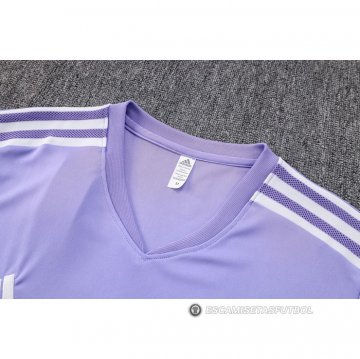Chandal del Real Madrid Manga Corta 2022-23 Purpura