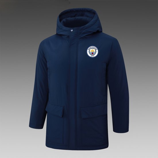 Chaqueta Invierno del Manchester City 2024-25 Azul - Haga un click en la imagen para cerrar