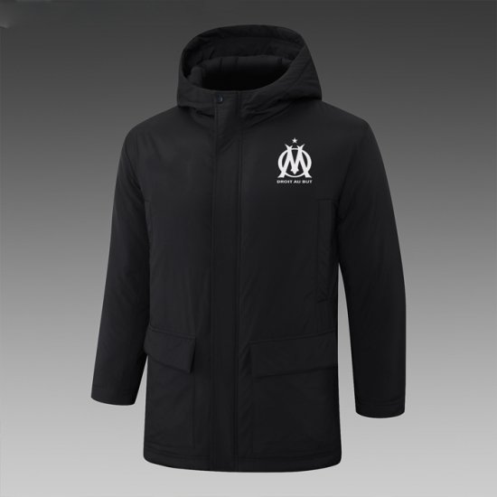 Chaqueta Invierno del Olympique Marsella 2024-25 Negro - Haga un click en la imagen para cerrar