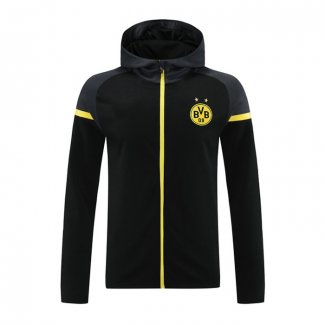 Chaqueta con Capucha del Borussia Dortmund 24-25 Negro