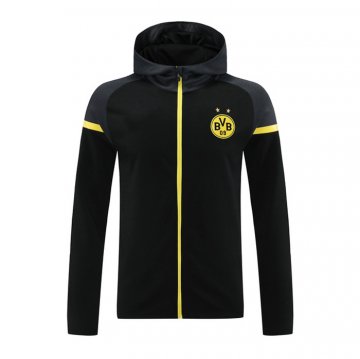 Chaqueta con Capucha del Borussia Dortmund 24-25 Negro