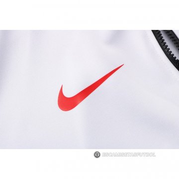 Chaqueta con Capucha del Francia 22-23 Blanco