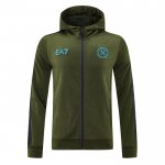 Chaqueta con Capucha del Napoli 24-25 Verde