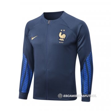 Chaqueta del Francia 22-23 Azul Oscuro