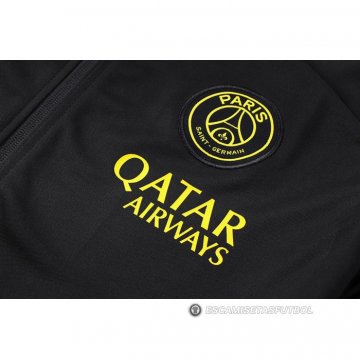 Chaqueta del Paris Saint-Germain Jordan 23-24 Negro