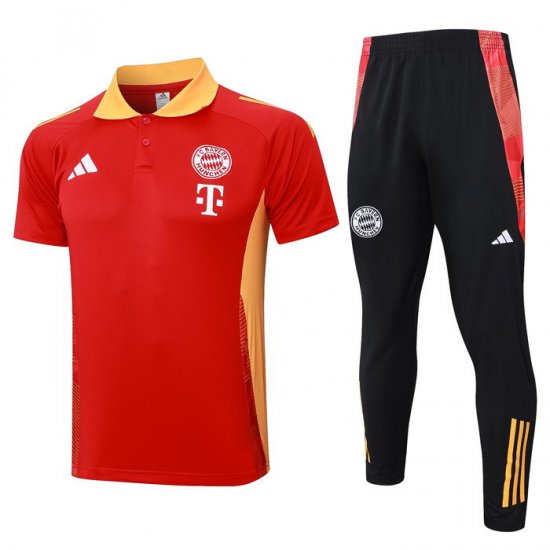Conjunto Polo del Bayern Munich 2024-25 Rojo - Haga un click en la imagen para cerrar
