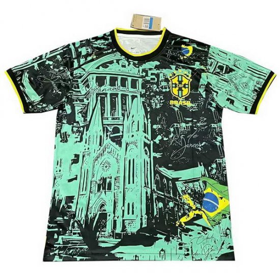 Tailandia Camiseta Brasil Special 2024-25 Verde - Haga un click en la imagen para cerrar