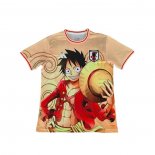 Tailandia Camiseta Japon Anime Luffy 25-26 Naranja