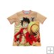 Tailandia Camiseta Japon Anime Luffy 25-26 Naranja