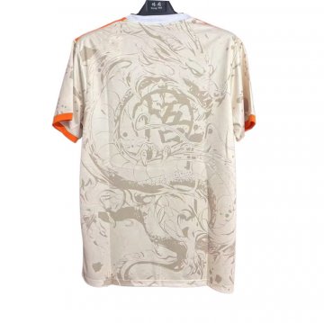 Tailandia Camiseta Japon Samurai 25-26 Blanco Naranja