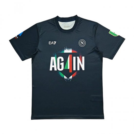 Tailandia Camiseta Napoli Special 25-26 Negro - Haga un click en la imagen para cerrar