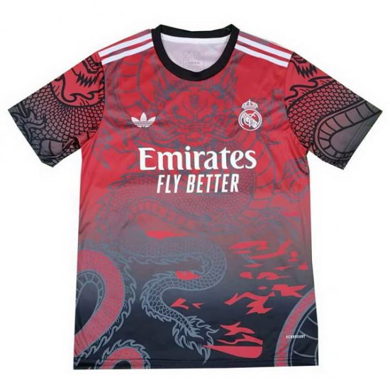 Tailandia Camiseta Real Madrid Dragon 2024-25 Rojo - Haga un click en la imagen para cerrar