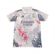 Tailandia Camiseta Real Madrid Dragon 25-26 Blanco Rojo