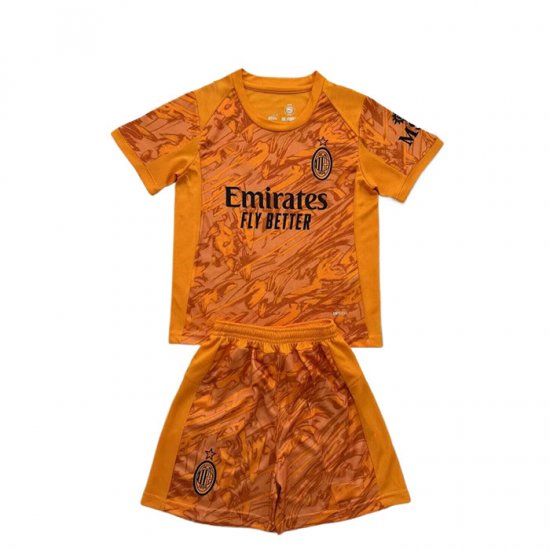 Camiseta AC Milan Portero Nino 25-26 Naranja - Haga un click en la imagen para cerrar