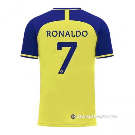 Camiseta Al Nassr Jugador Ronaldo 1ª 22-23 - Haga un click en la imagen para cerrar