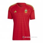 Camiseta Argentina Portero 2022 Rojo