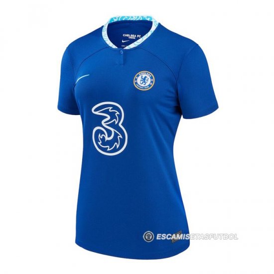 Camiseta Chelsea 1ª Mujer 22-23 - Haga un click en la imagen para cerrar
