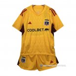 Camiseta Colo-Colo Portero Nino 2023 Amarillo