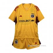 Camiseta Colo-Colo Portero Nino 2023 Amarillo
