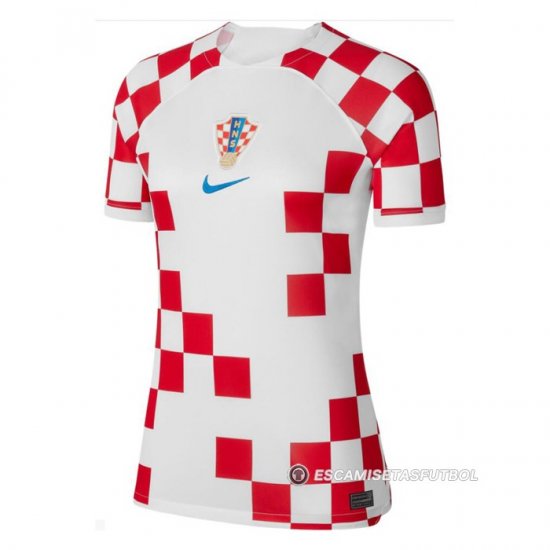Camiseta Croacia 1ª Mujer 2022 - Haga un click en la imagen para cerrar
