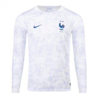 Camiseta Francia 2ª Manga Larga 2022