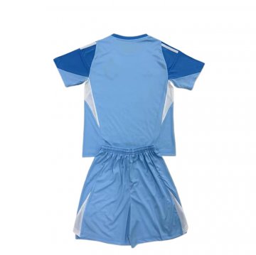 Camiseta Los Angeles Galaxy Portero Nino 2025 Azul