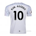 Camiseta Manchester City Jugador Kun Aguero Tercera 20-21