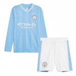 Camiseta Manchester City 1ª Manga Larga Nino 23-24
