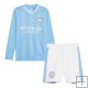 Camiseta Manchester City 1ª Manga Larga Nino 23-24