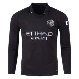 Camiseta Manchester City 2ª Manga Larga 25-26