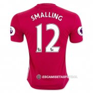 Camiseta Jugador del Manchester United Smalling 1ª Equipacion 20
