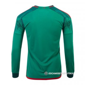 Camiseta Mexico 1ª Manga Larga 2022