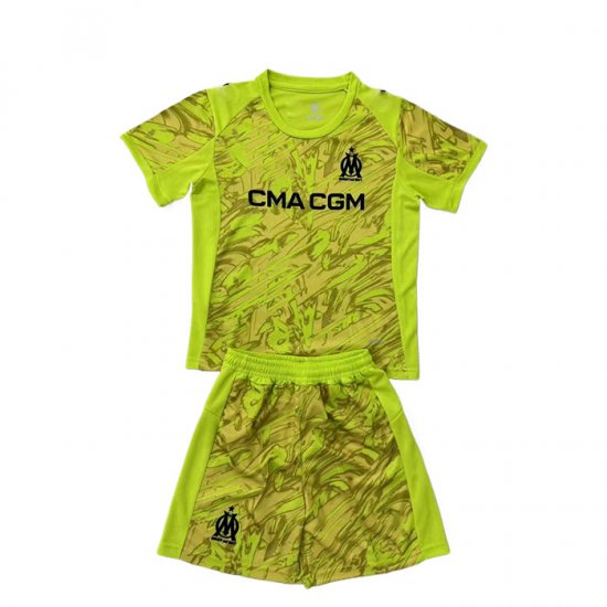 Camiseta Olympique Marsella Portero Nino 25-26 Amarillo - Haga un click en la imagen para cerrar