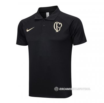 Camiseta Polo del Corinthians 23-24 Negro