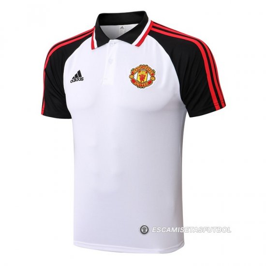 Camiseta Polo del Manchester United 22-23 Blanco - Haga un click en la imagen para cerrar