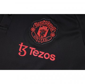 Camiseta Polo del Manchester United 23-24 Negro