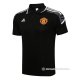 Camiseta Polo del Manchester United UCL 21-22 Negro