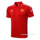 Camiseta Polo del Manchester United UCL 21-22 Rojo