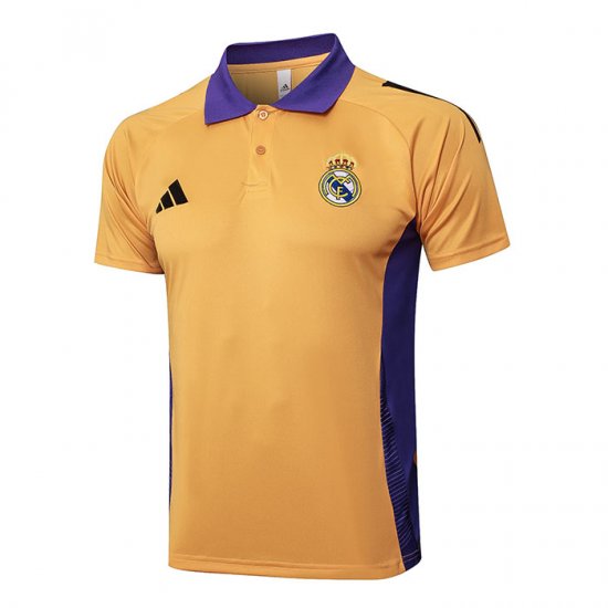 Camiseta Polo del Real Madrid 24-25 Amarillo - Haga un click en la imagen para cerrar