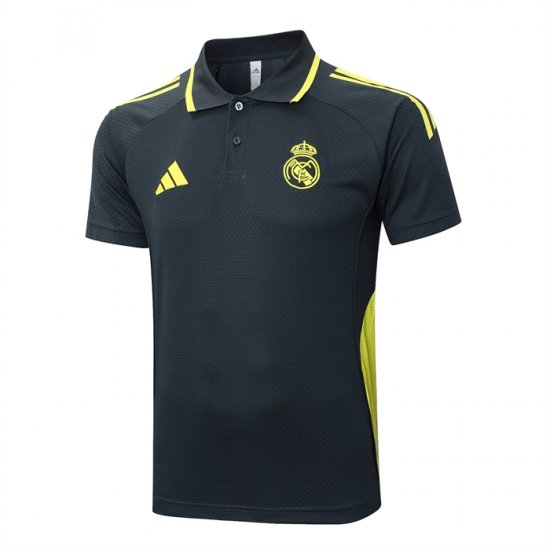Camiseta Polo del Real Madrid 25-26 Gris Oscuro - Haga un click en la imagen para cerrar