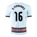 Camiseta Portugal Jugador B.Fernandes Segunda 20-21